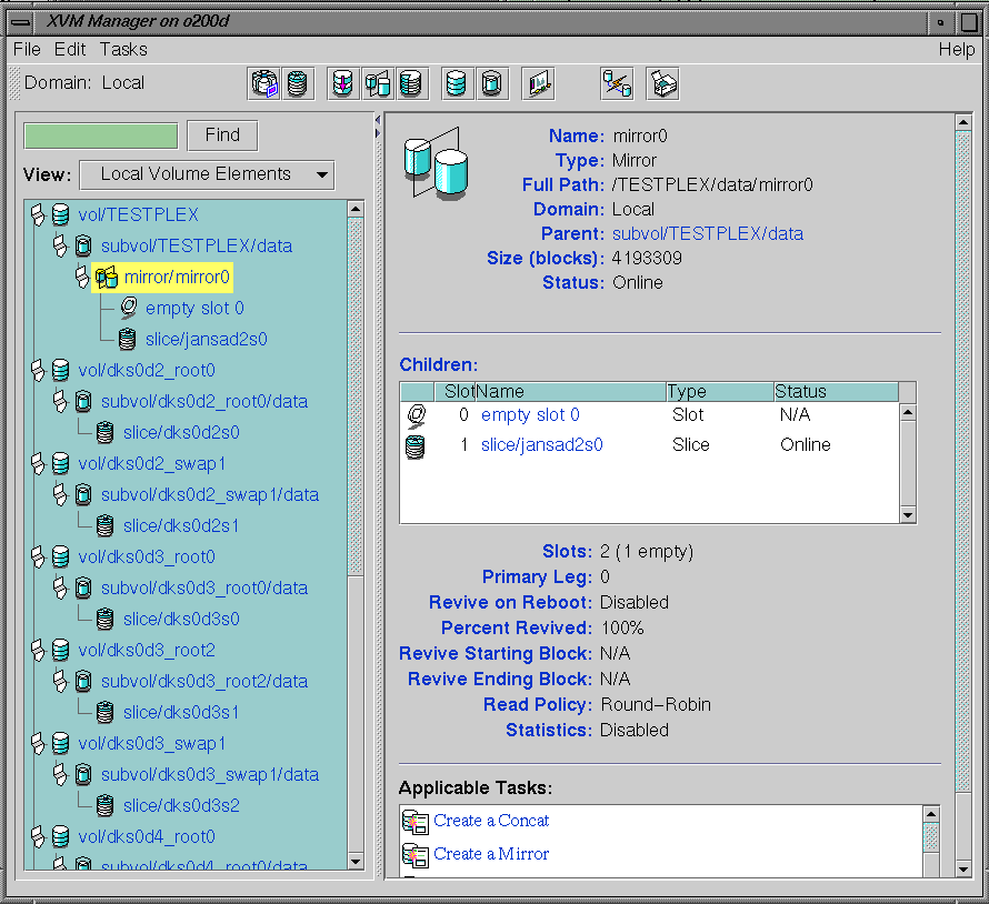 XVM Manager GUI Window with Item Selected