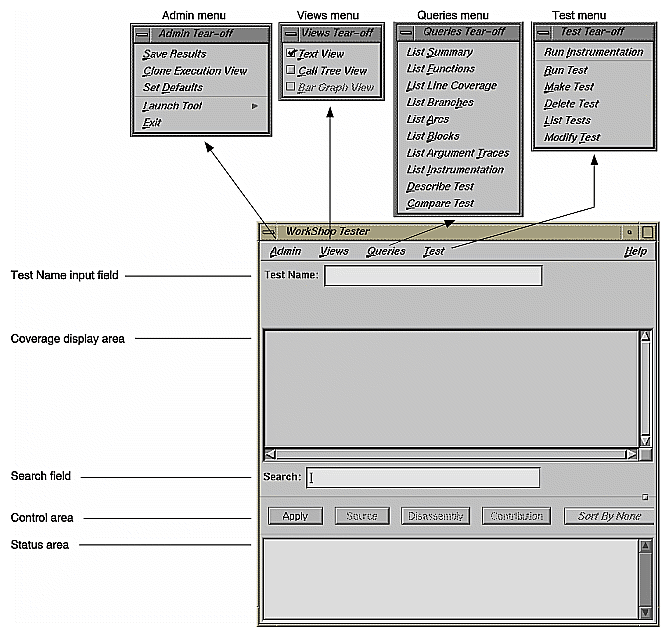 Figure 9-2 Main Test Analyzer Window