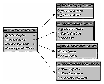 Figure 10-17 Preferences Menu