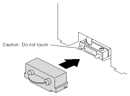 Figure 4-10 Installing a Cap on the Compression Connector 