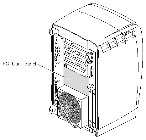 Figure 4-1 Workstation without the Optional PCI Module