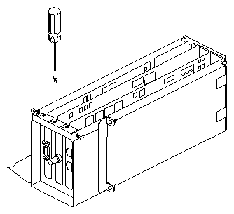 Figure 4-29 Removing the PCI Board Screw 