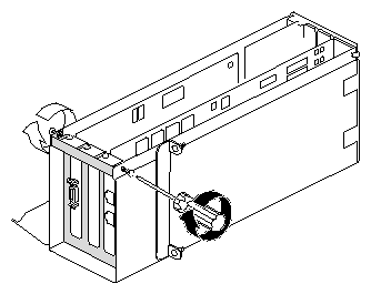 Figure 4-31 Inserting the I/O Door Screws