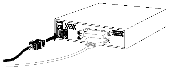Figure 6-9 Connecting the Power Cable to an External Device
