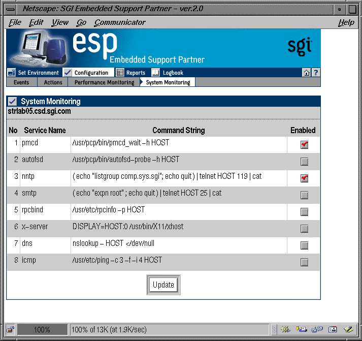 Figure 4-44 Updated System Monitoring Window (Single System Manager Mode)