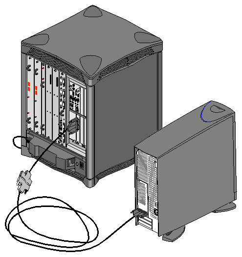 Figure 5-4 Onyx2 Deskside Workstation with Drive Expansion Box
