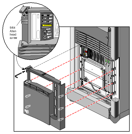 Figure 5-6 Removing the Compute Module's Facade 