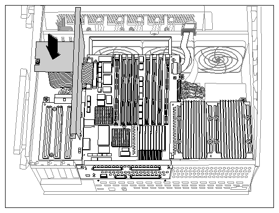Figure 5-12 Installing the PCI Plenum Divider