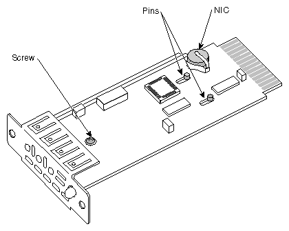Figure 5-19 Removing the Module System Controller Board From Its Carrier