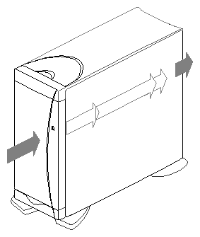 Figure 1-8 Air Flow Through the Origin Vault Tower 