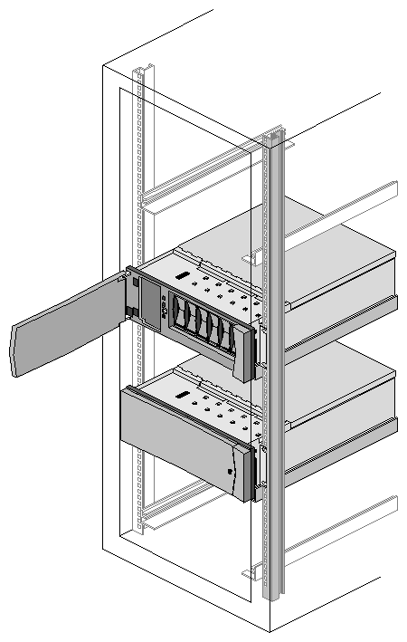 Figure 1-2 Example Rackmounted Origin Vault Enclosure 