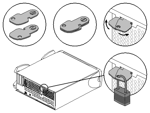 Figure 3-2 Locking the Origin Vault 