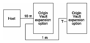 Figure 2-40 Single-Host, Dual-Option: Daisy Chaining