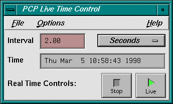 pmtime PCP Live
Time Control  Dialog