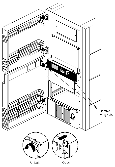 Figure 3-6 Opening the SCSIBox