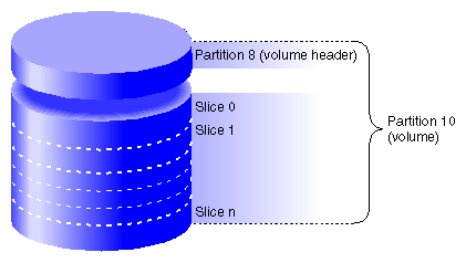 XVM Option Disk Partition Layout