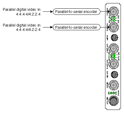 Figure 1-10 CCIR 601 (Parallel Digital Video Dual-Link to DIVO/DIVO-DVC IN