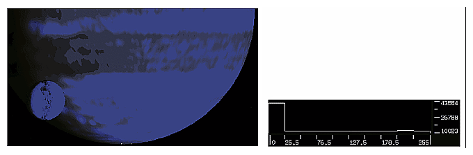 Figure H-23 ilHistEqImg (filtered image and histogram)