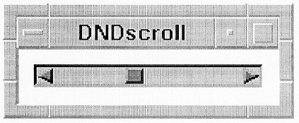 Figure 15-3 
A ScrollBar Widget as Drag Source