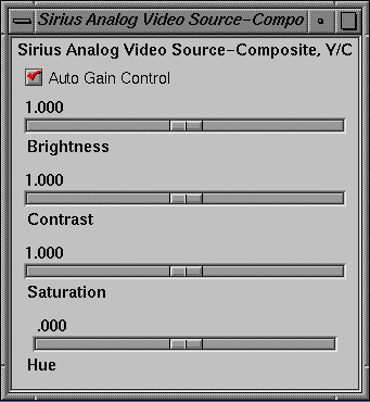 Figure C-13 Adjusting Attributes for Composite Video