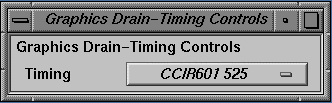 Figure C-23 Adjusting Graphics Drain Timing 