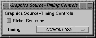 Figure C-22 Adjusting Graphics Source Timing 