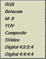 Figure C-18 Selecting Video Drain Format 