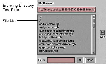 Figure 4-2 The File Browser