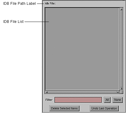 Figure 4-3 The IDB File Viewer