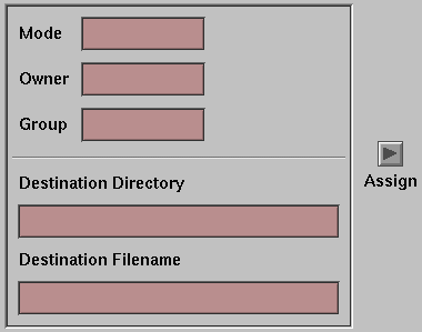 Figure 5-3 The Permissions and Destinations Sheet