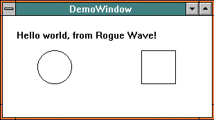 Figure 18-1 The Demo Program Window