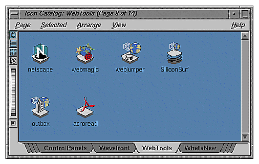 Figure 2-1 Web Tools Icons