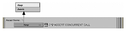Figure 4-24 Assertion Information Block and Options (n32 and n64 Compilation) 
