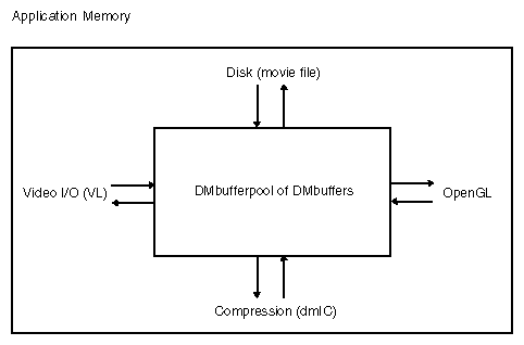 Figure 5-1 DMbuffer Live Data Transport Paths