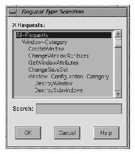 Request Type Selection
Dialog