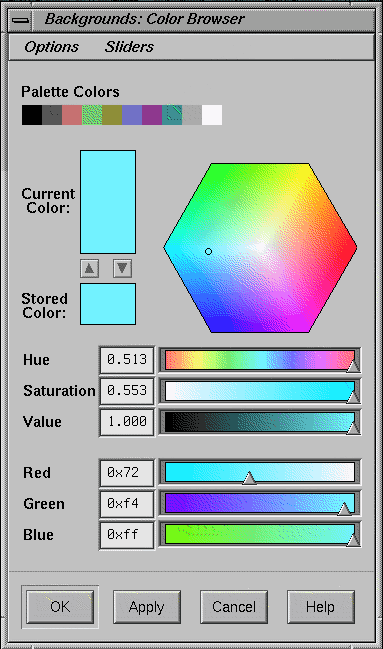 Figure 7-9 Color Chooser Dialog