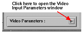 Figure 2-3 Opening the Input Video Parameters 