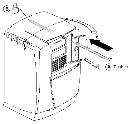 Figure 7-37 Replacing the Lockbar