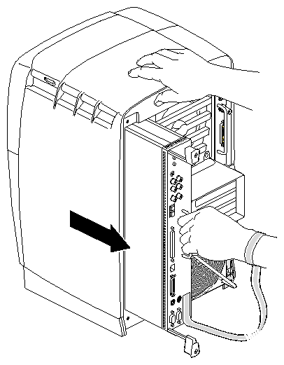 Figure 2-7 Removing the System Module from the Chassis