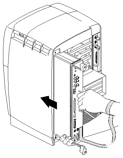 Figure 2-23 Supporting the System Module
