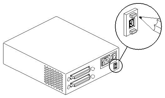 Figure 6-1 Manually Setting the SCSI Address