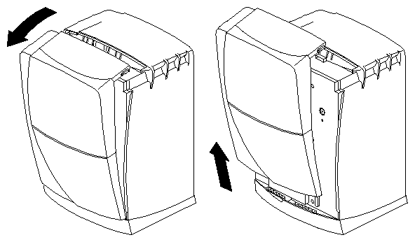 Figure 7-5 Removing the Bezel