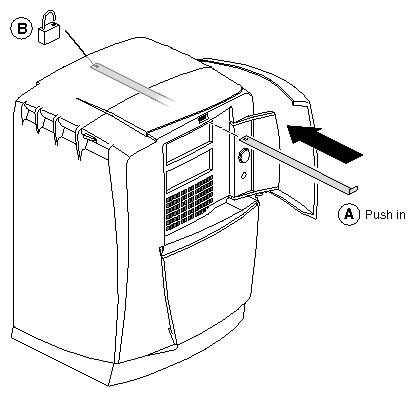 Figure 1-17 Inserting the Lockbar