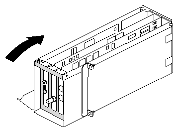 Figure 4-24 Closing the I/O Door