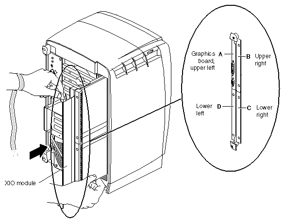 Figure 5-40 Replacing the XIO Module