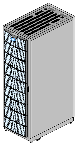 Front View of the 39U Rack