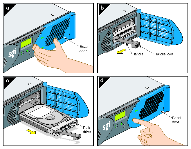 Removing a Disk Drive 