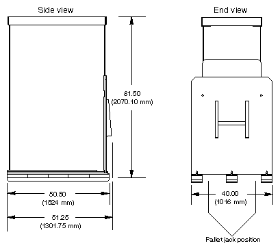 Tall-rack Shipping Crate Dimensions