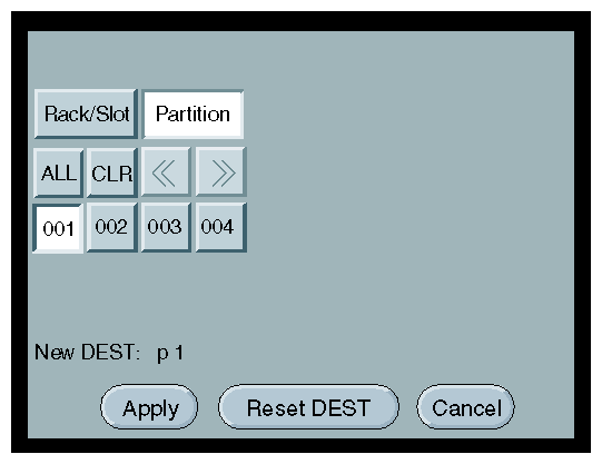 Individual Partition Selected Window