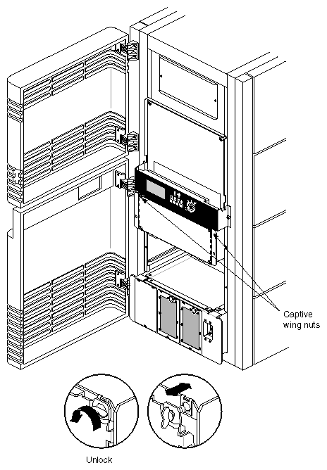 Figure 3-2 Opening the SCSIBox